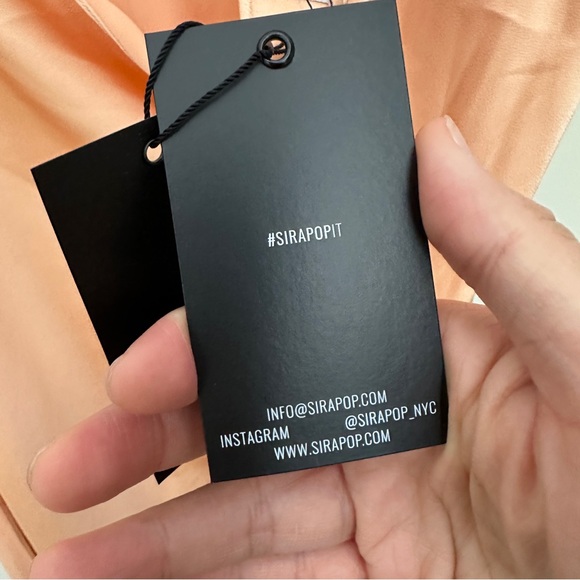 SIRAPOP Sophia Satin Dress in Blush NWT SIZE S - Picture 5 of 8